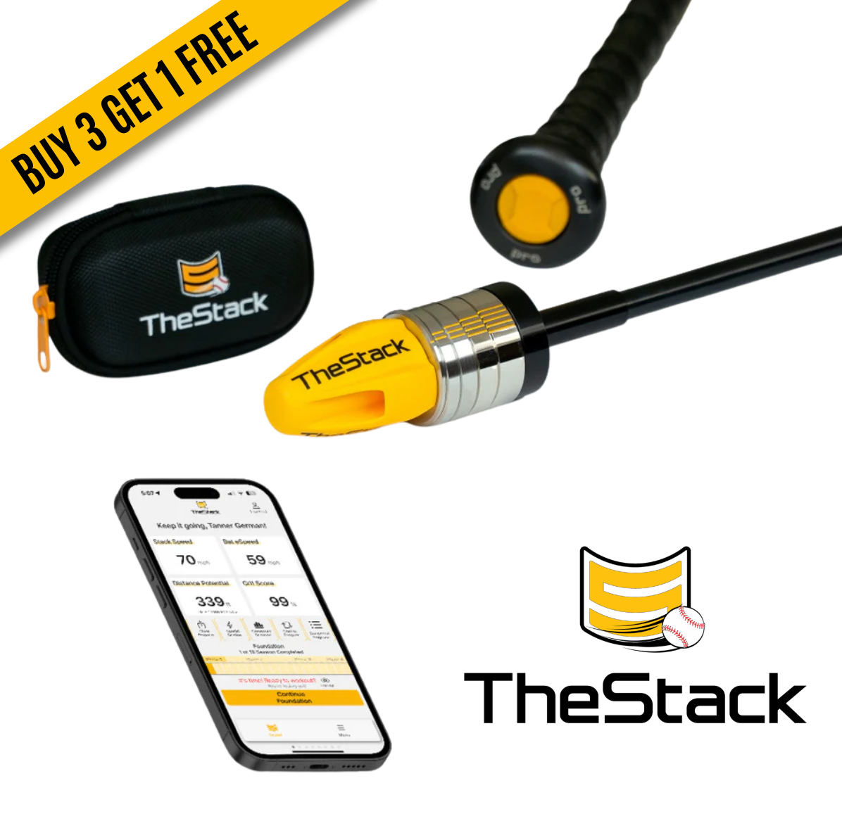 TheStack Bat | Buy 3 Get 1 Free (ABCA Exclusive)